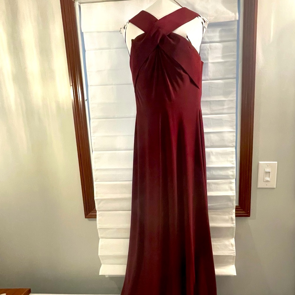 Sorella Vita Off Shoulder Dress in Burgundy